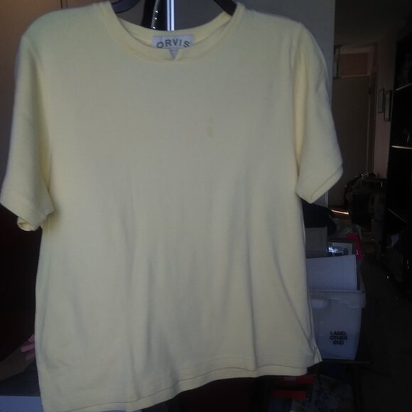 Orvis Yellow short sleeve t-shirt - Picture 1 of 3